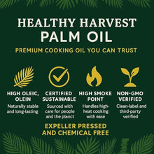Load image into Gallery viewer, Healthy Harvest Non-GMO Palm Oil Cooking Oil, 1 Gallon