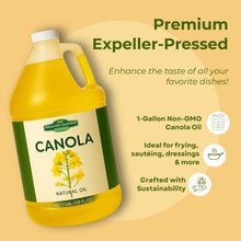 Load image into Gallery viewer, Healthy Harvest Non-GMO Canola Oil - 1 Gallon